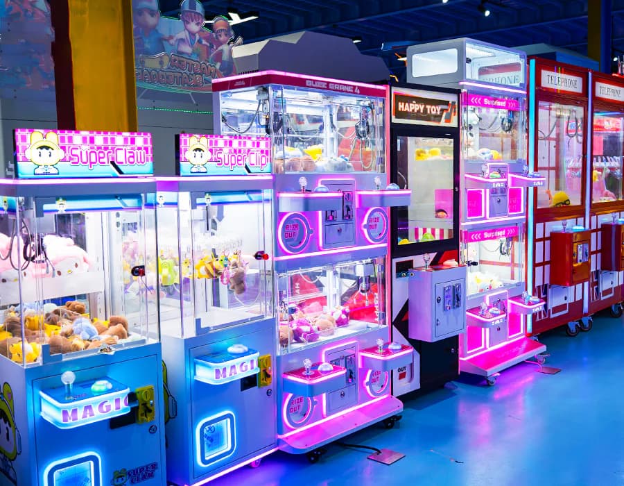 Claw Machines for commercial arcade venues