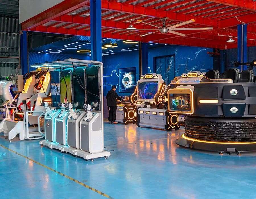 VR Simulators for commercial arcade venues