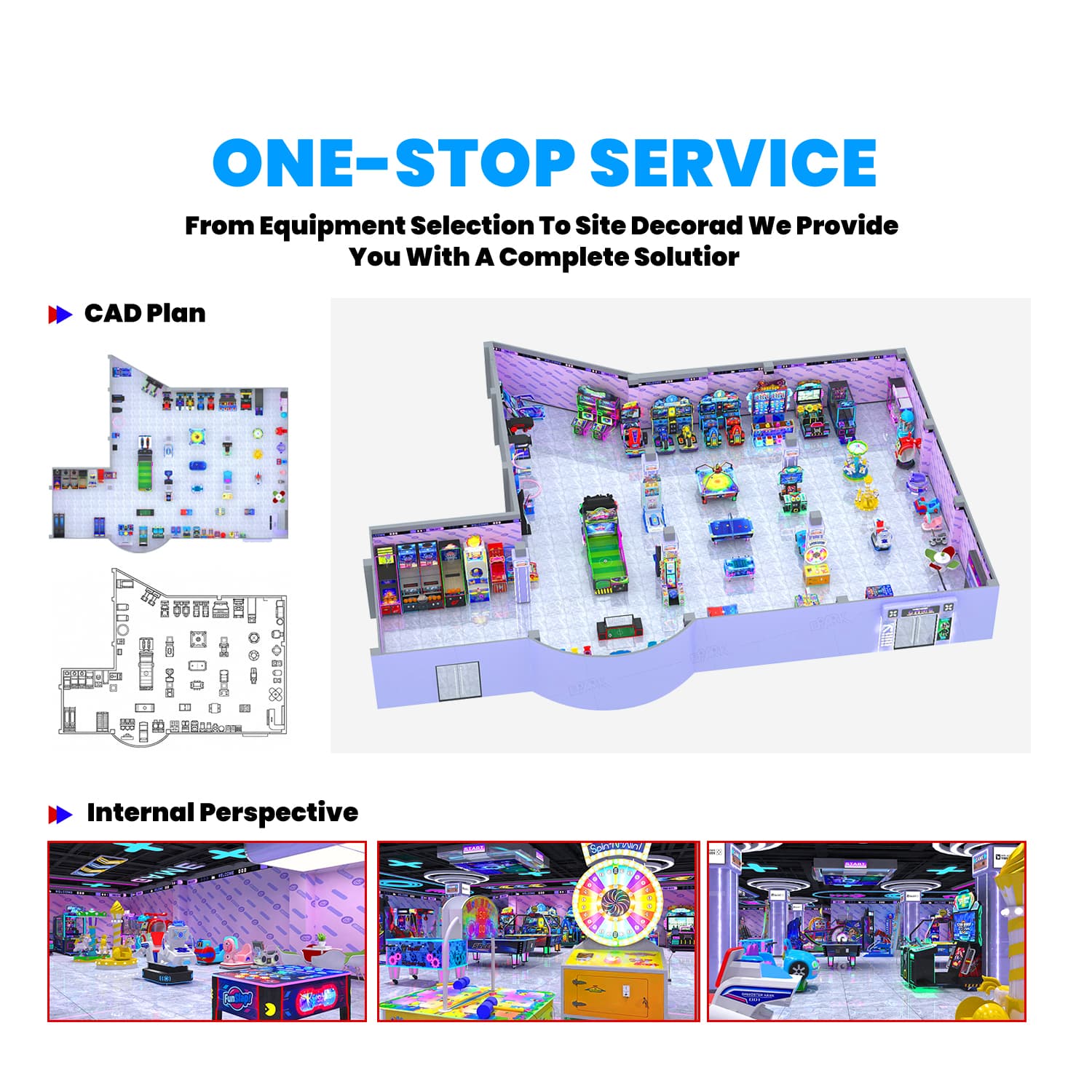 Commercial arcade machines undergoing quality control and performance testing