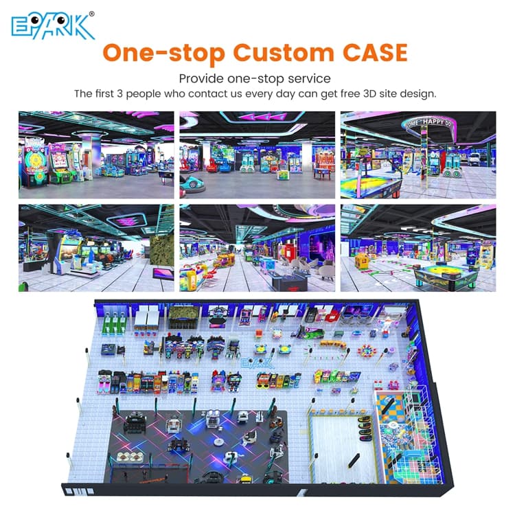Complete FEC project solution with arcade machines from an experienced supplier