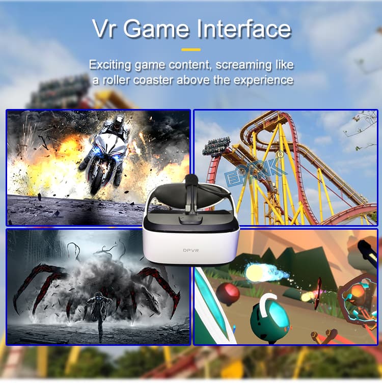 High tech VR simulator for family entertainment venues