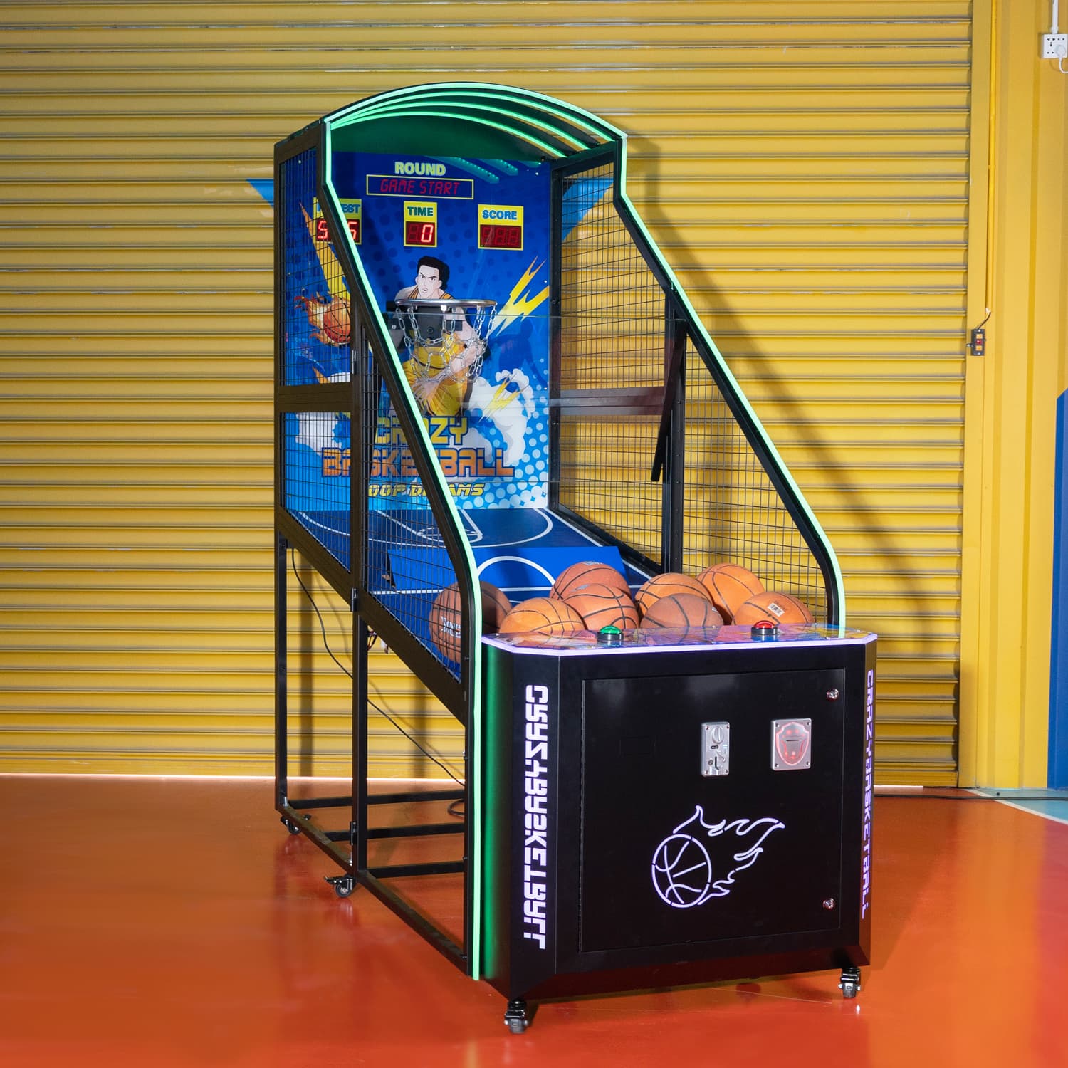 Commercial basketball game equipment for game centers