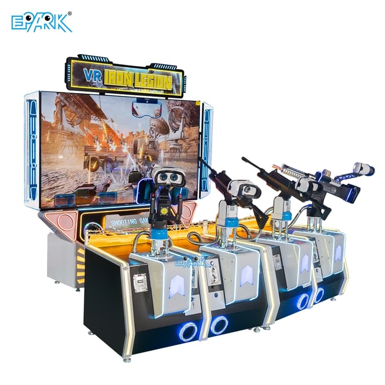 VR arcade game machine for entertainment centers