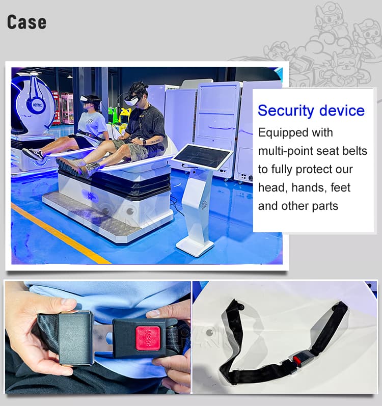 Commercial virtual reality ski equipment for family entertainment centers