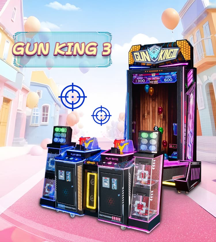 Professional arcade machine for family entertainment centers