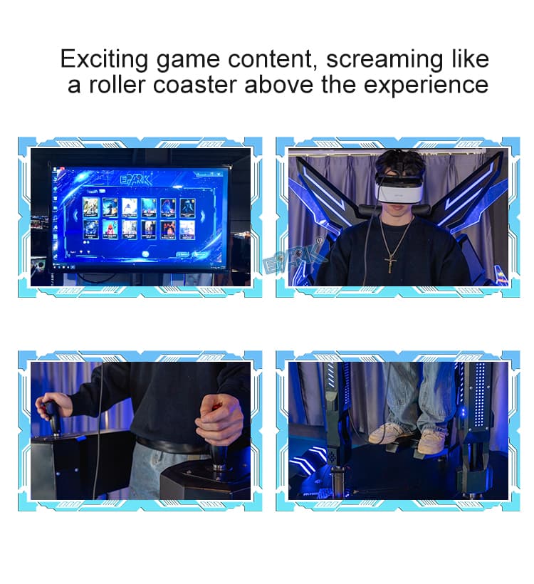 VR flight experience machine for arcade venues