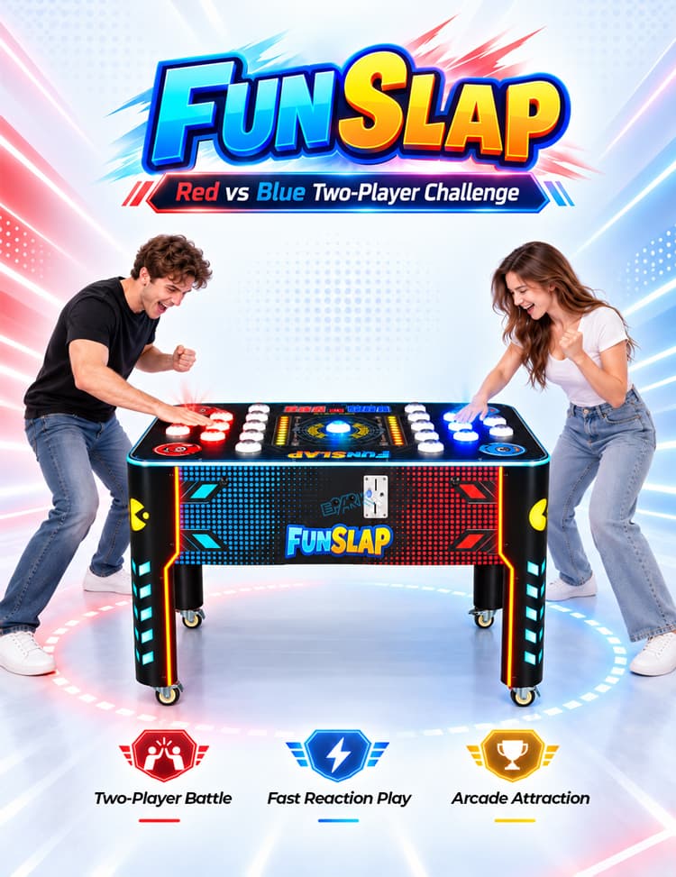 Fast paced reflex arcade equipment for game centers