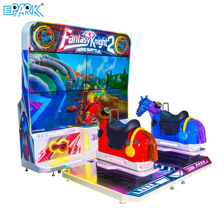 Two player horse racing arcade machine for FEC entertainment