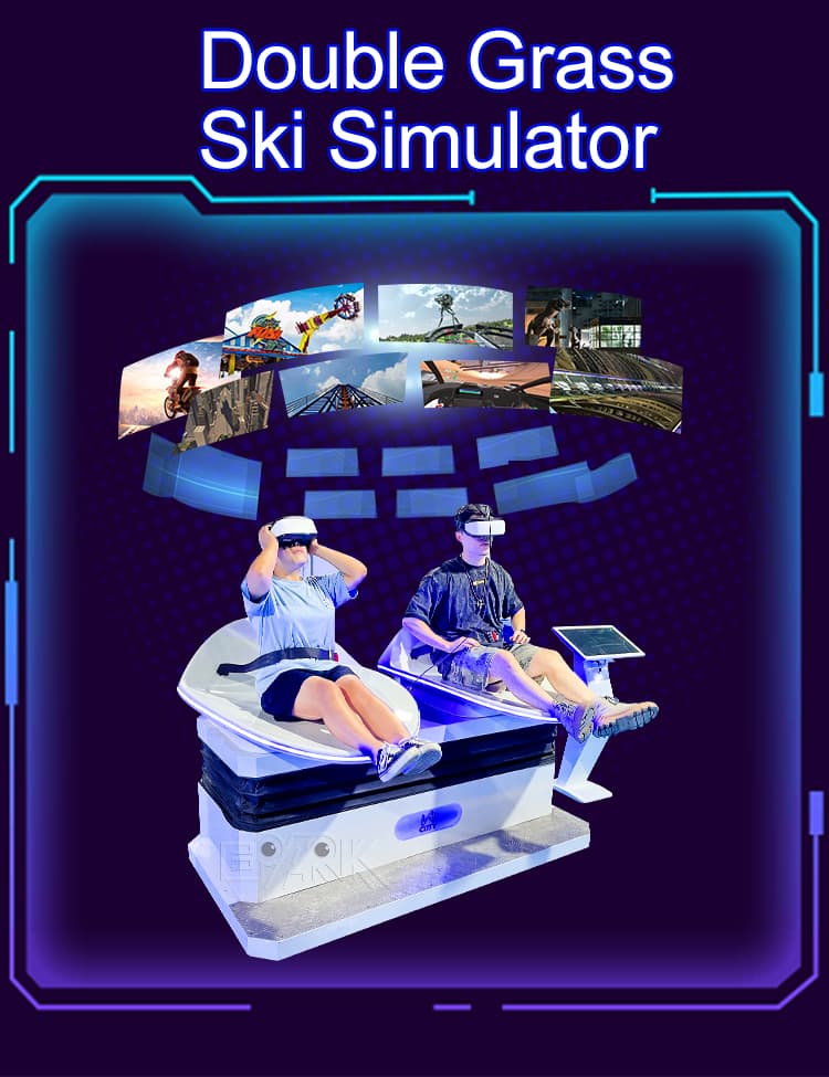 119 game VR ski simulator machine for arcades