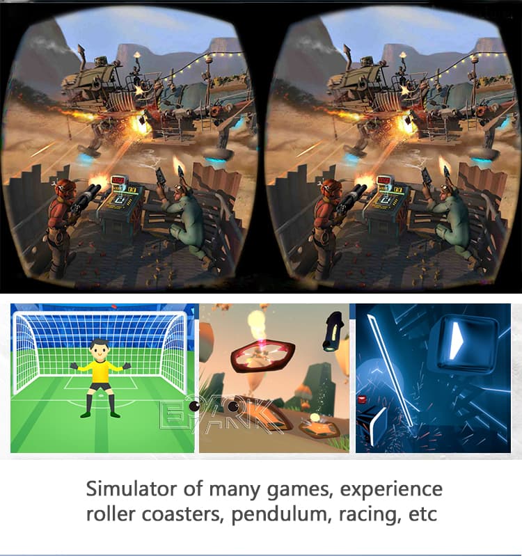 Immersive VR walking simulator for family entertainment centers