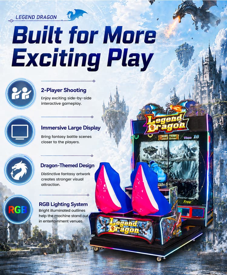 Entertainment game machine for family entertainment centers