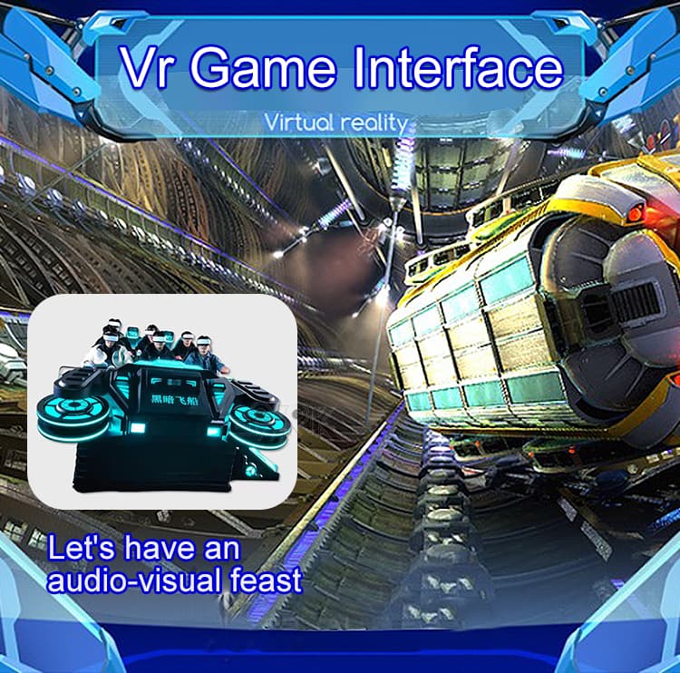 Interactive VR motion simulator for family entertainment centers