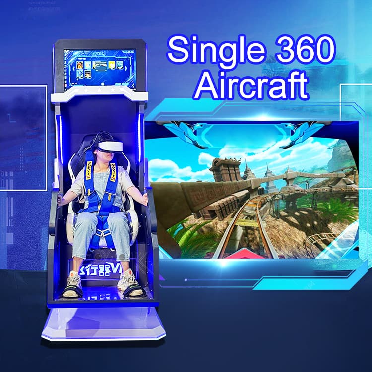 Virtual reality racing simulator with interactive controls