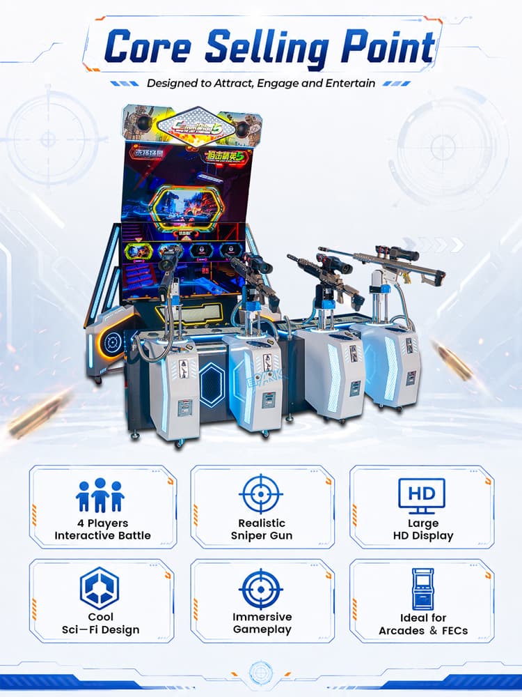 Professional game machine for arcades and game centers