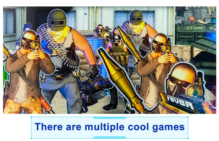 Interactive game equipment for entertainment venues