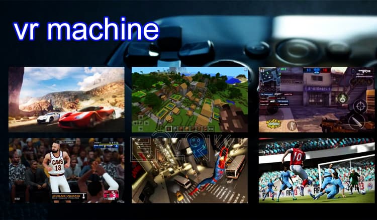 Virtual reality racing simulator with interactive controls