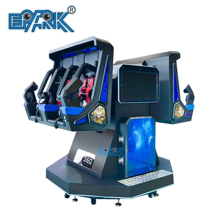 VR space simulator machine for arcade entertainment centers