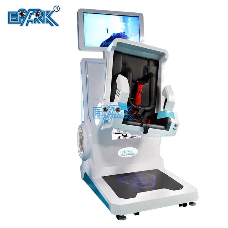 VR driving simulator machine for arcade entertainment centers
