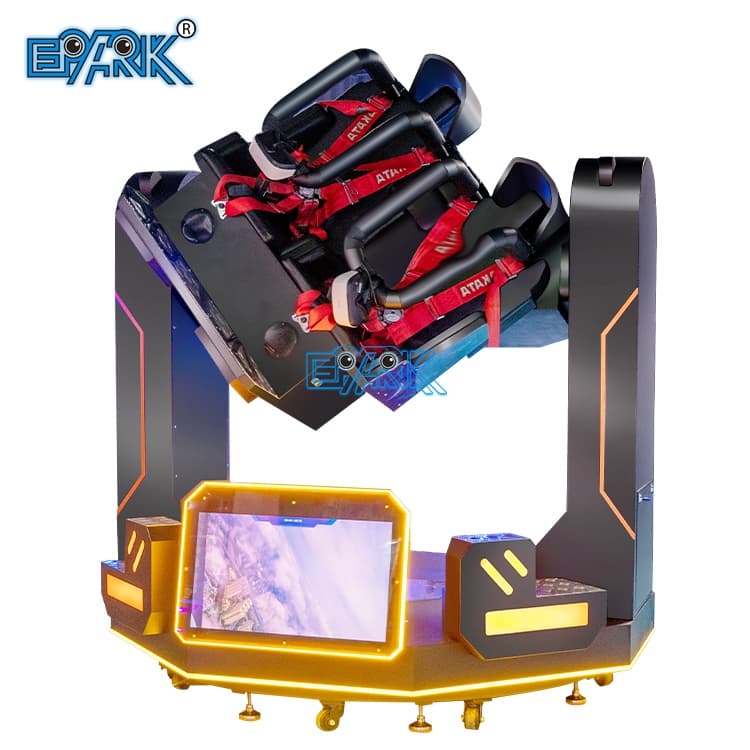 VR motion simulator machine for arcade entertainment centers