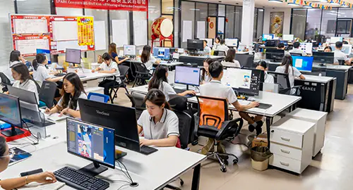 EPARK project team working in the Guangzhou office