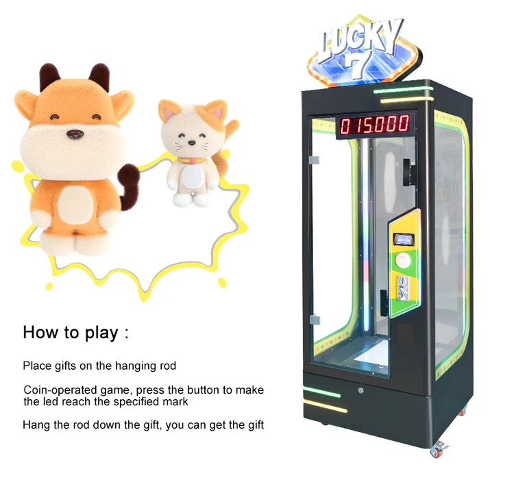 Operating steps for the large hanging-prize scissor vending machine