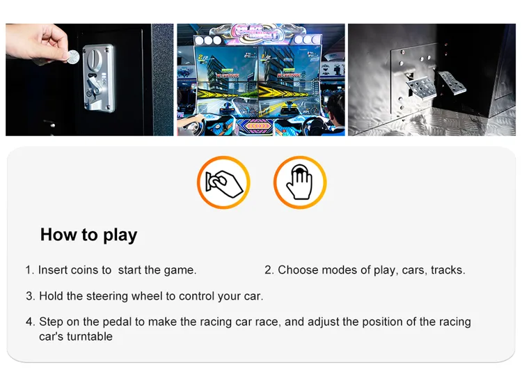 Blaze Transit coin control, racing screens and pedal details
