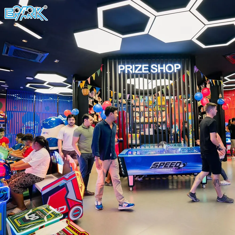 EPARK arcade equipment installed at an amusement venue project in Cambodia