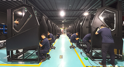 EPARK technicians carrying out cabinet and electronic assembly